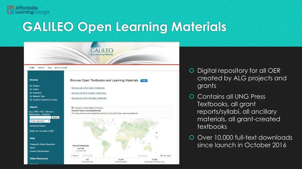 galileo open learning materials