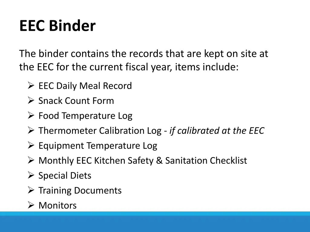 eec binder