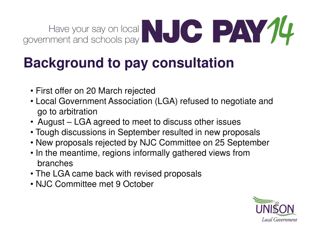 background to pay consultation