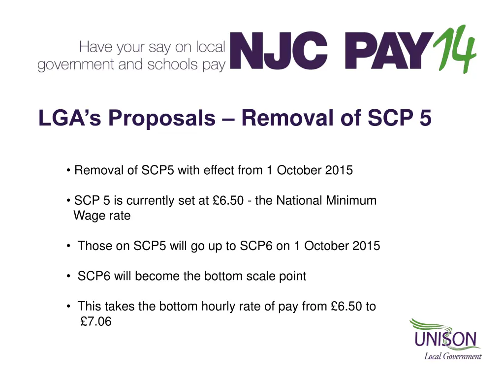 lga s proposals removal of scp 5