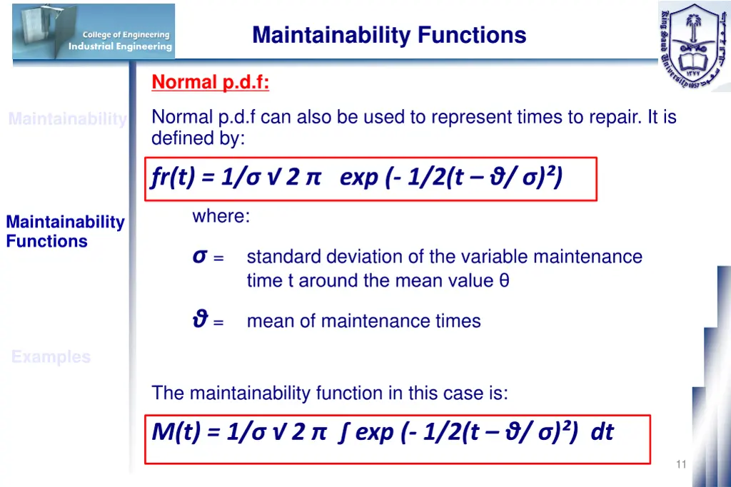 maintainability functions 3