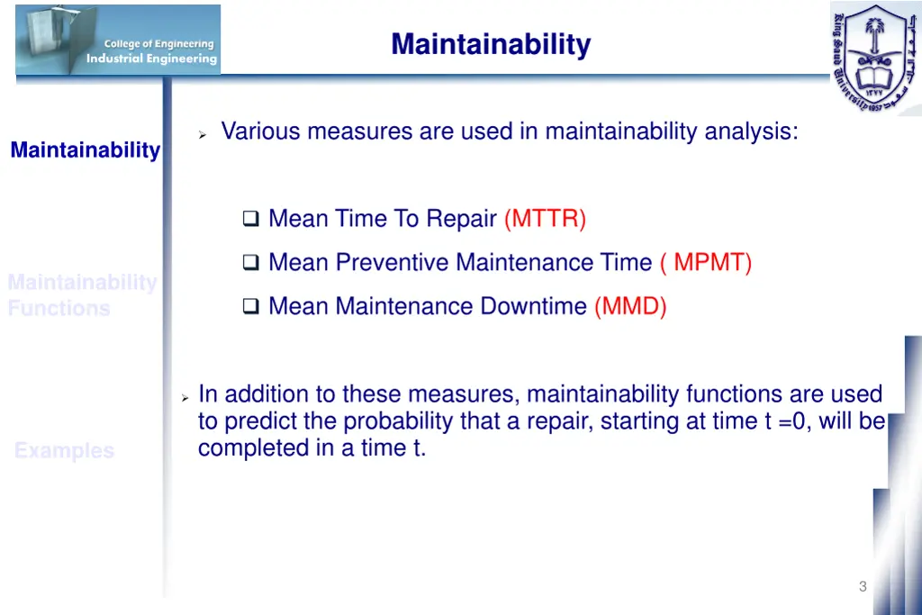 maintainability