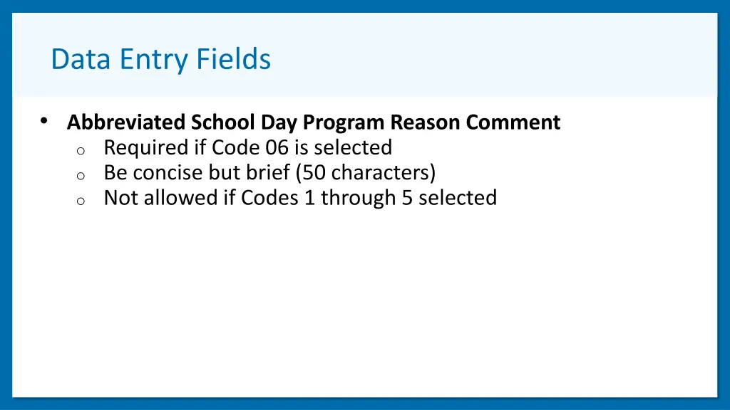 data entry fields 5