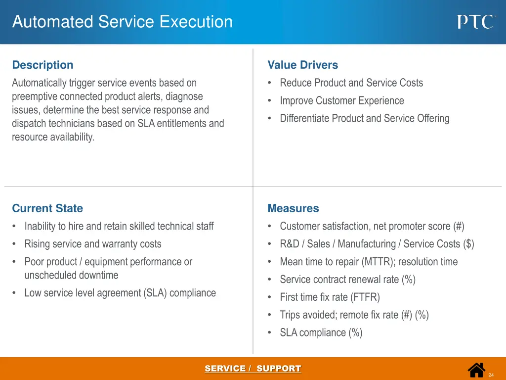 automated service execution