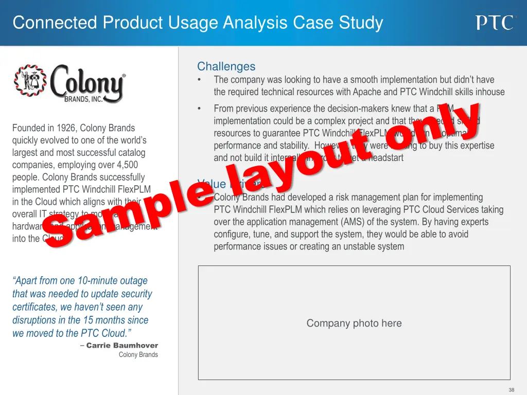 connected product usage analysis case study