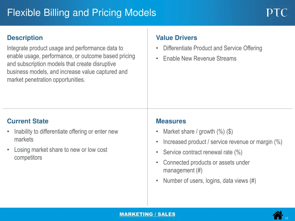 flexible billing and pricing models