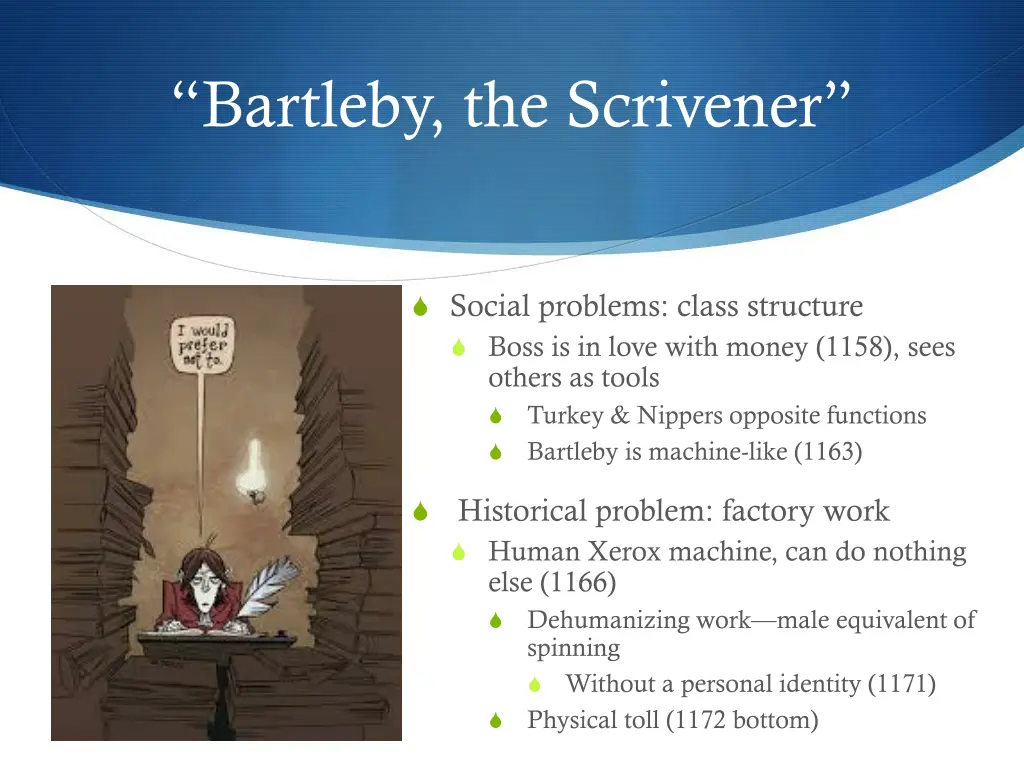 bartleby the scrivener