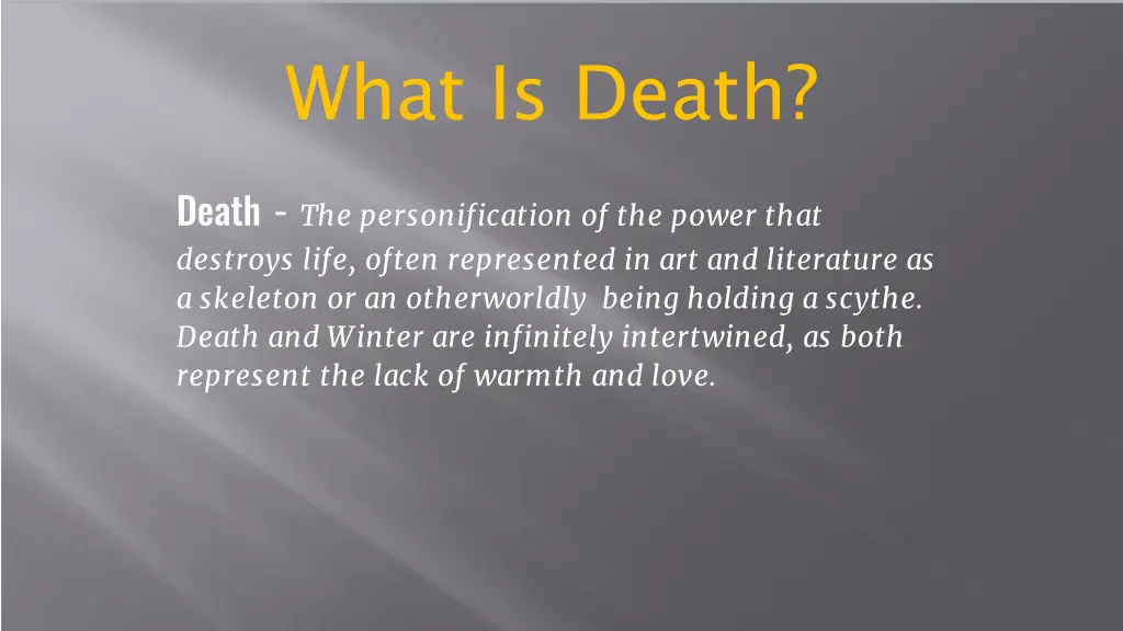 what is death