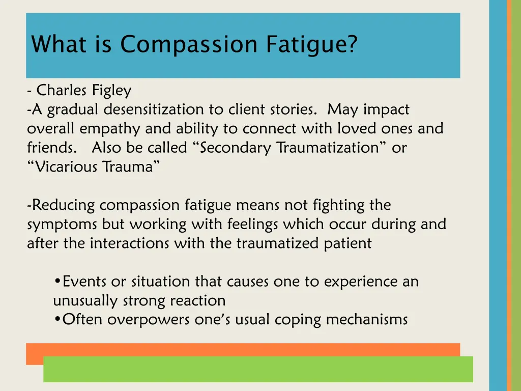 what is compassion fatigue