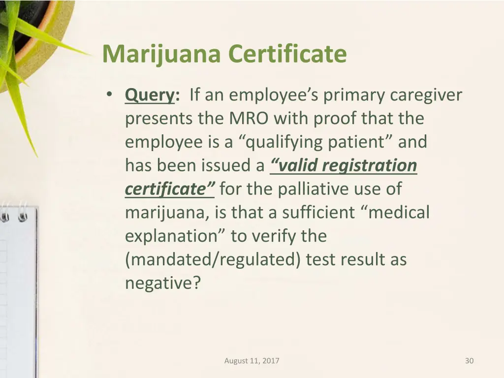 marijuana certificate 1