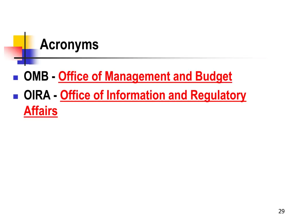 acronyms