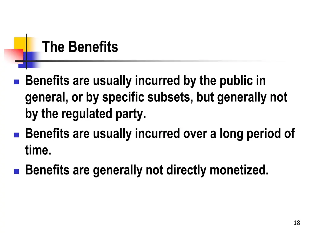 the benefits