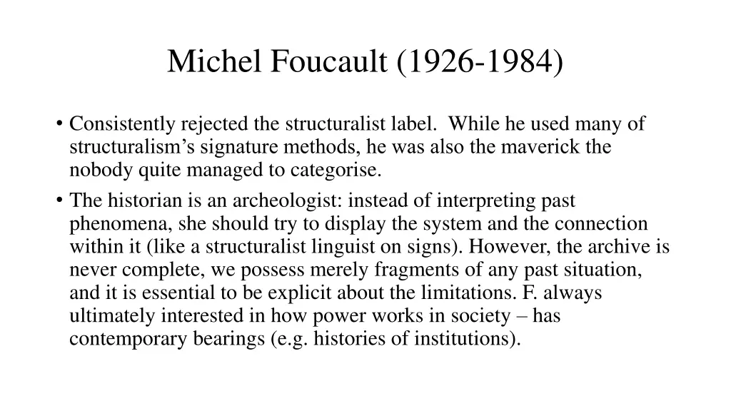 michel foucault 1926 1984