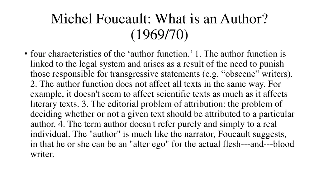 michel foucault what is an author 1969 70