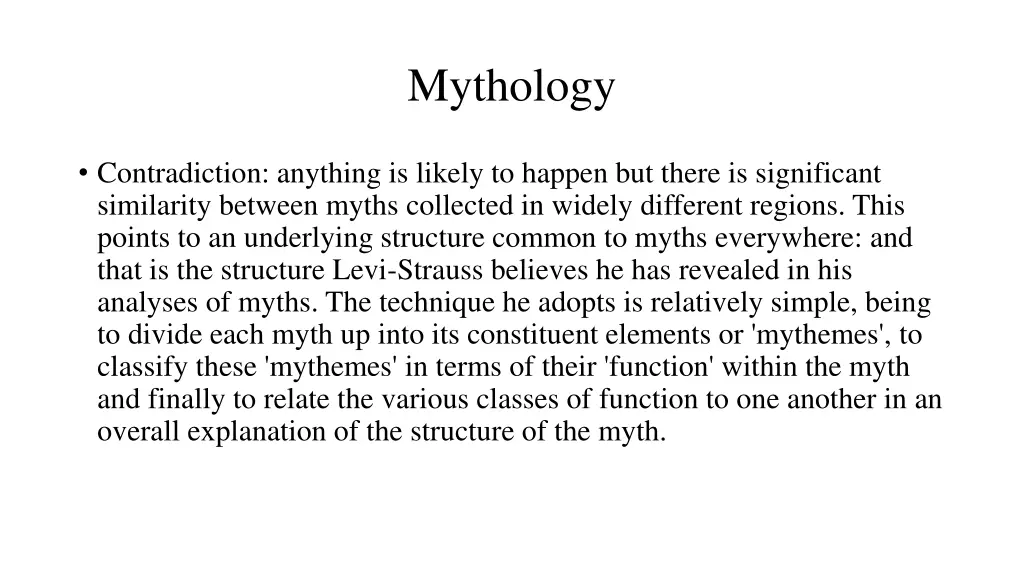 mythology