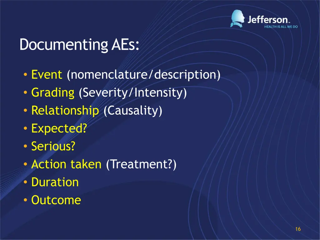 documenting aes 1