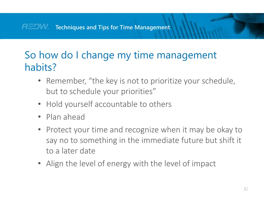 techniques and tips for time management