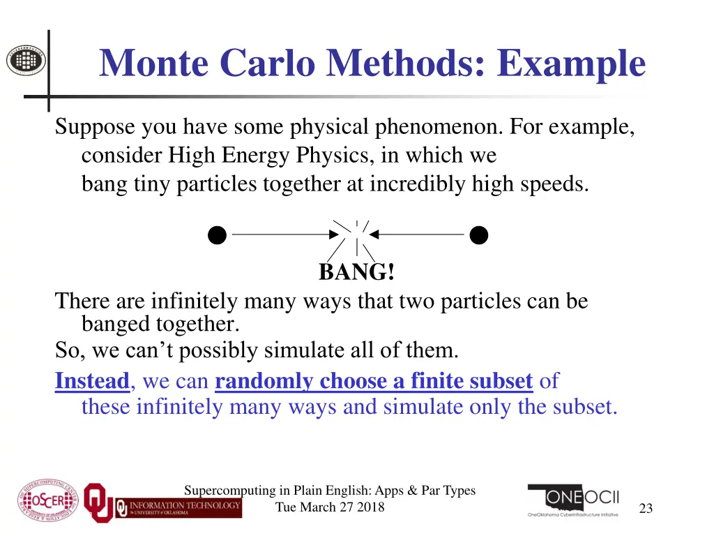 monte carlo methods example 1