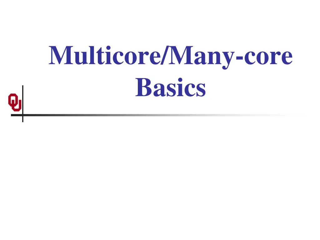 multicore many core basics