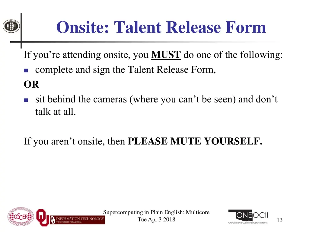 onsite talent release form