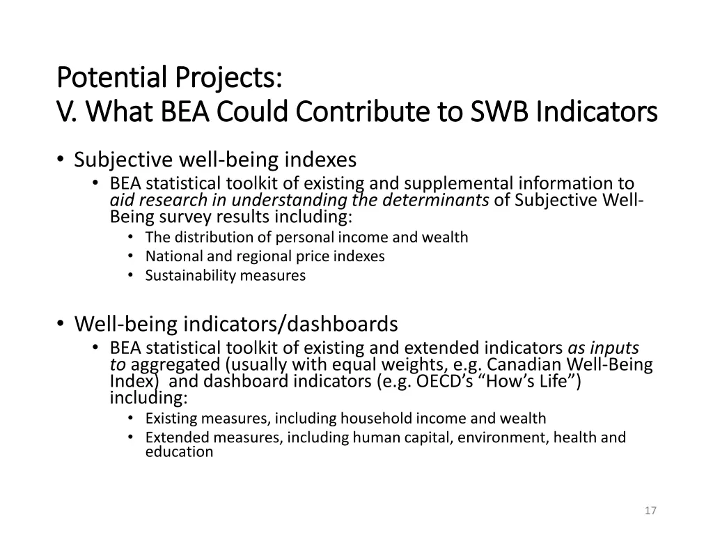 potential projects potential projects v what