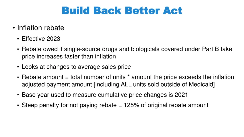 build back better act build back better act 1