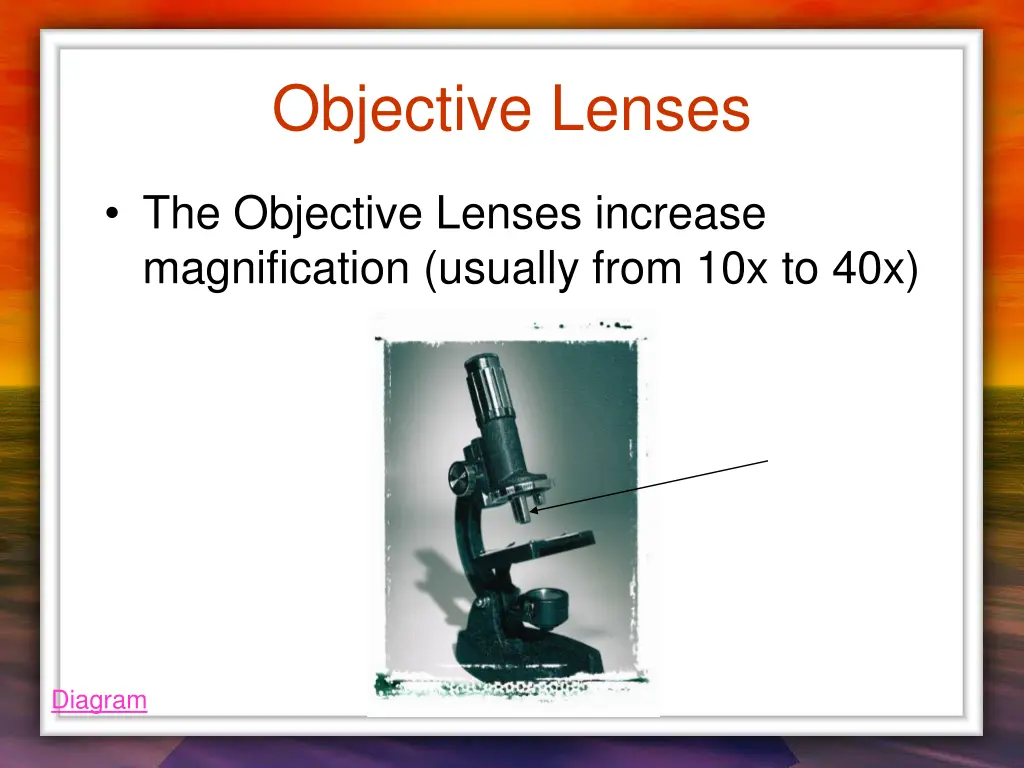 objective lenses