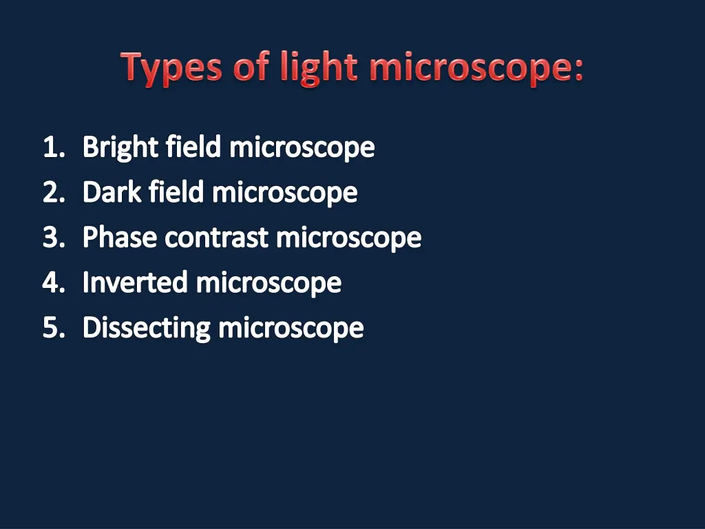 bright field microscope dark field microscope