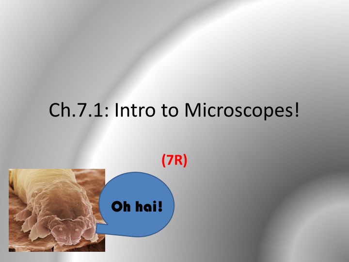 ch 7 1 intro to microscopes