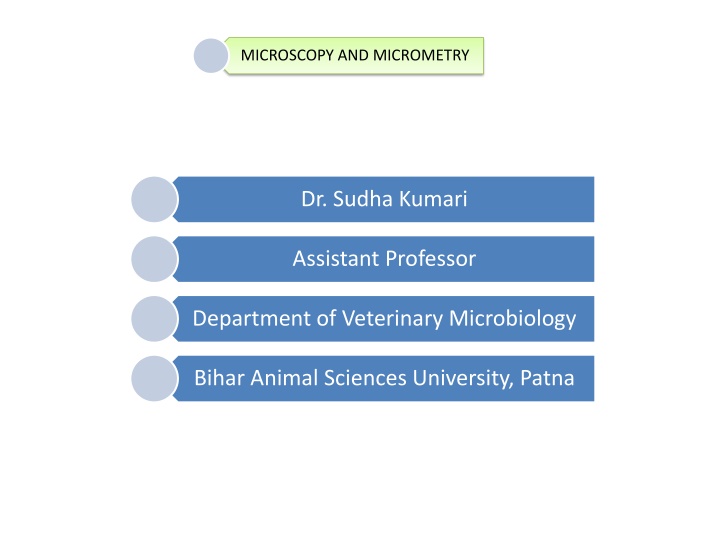 microscopy and micrometry