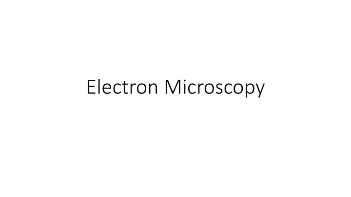 electron microscopy