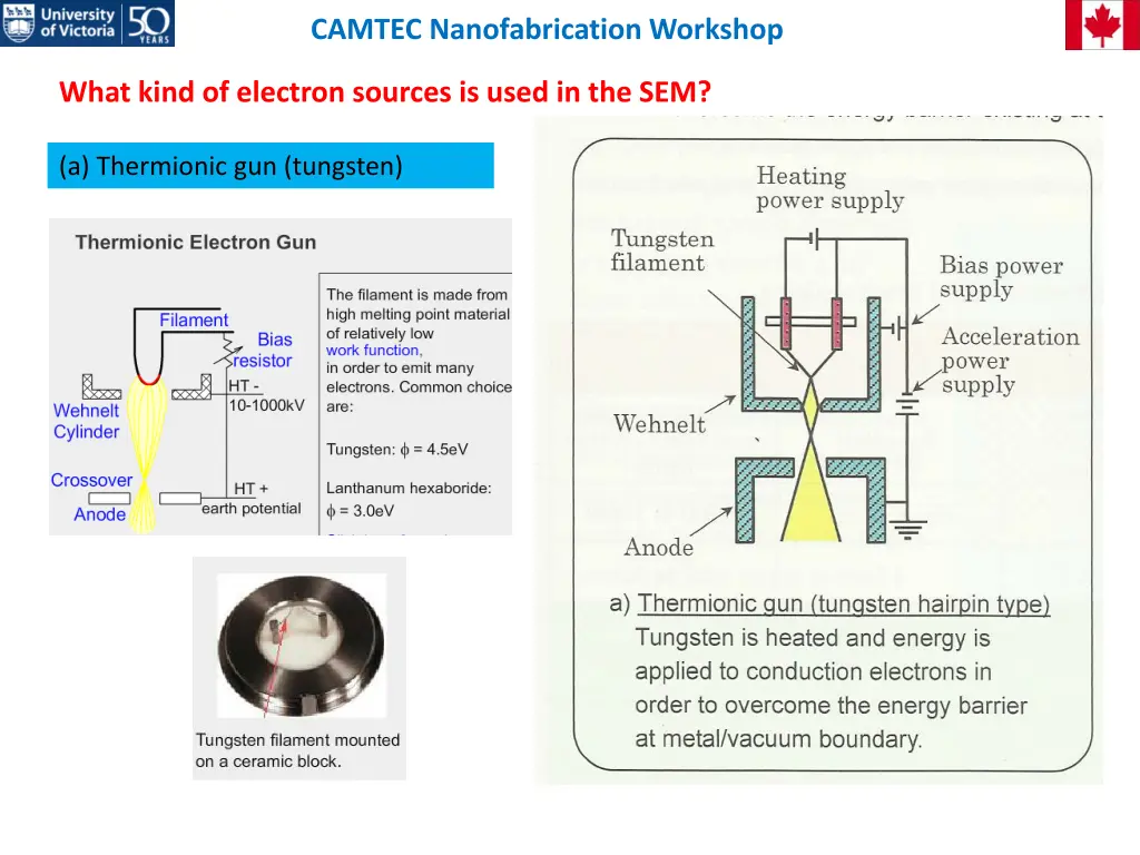 camtec nanofabrication workshop 4