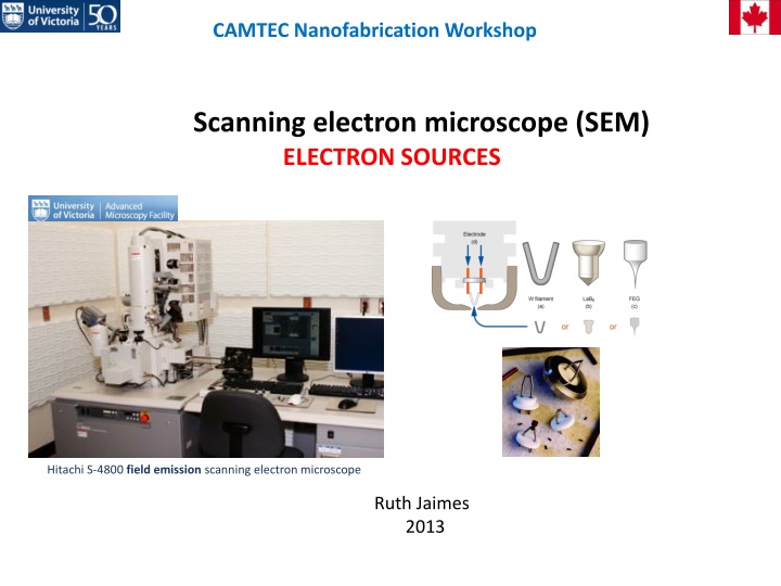 camtec nanofabrication workshop