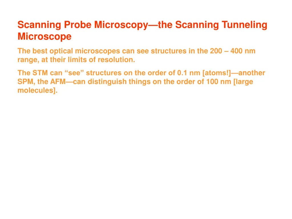 scanning probe microscopy the scanning tunneling 1