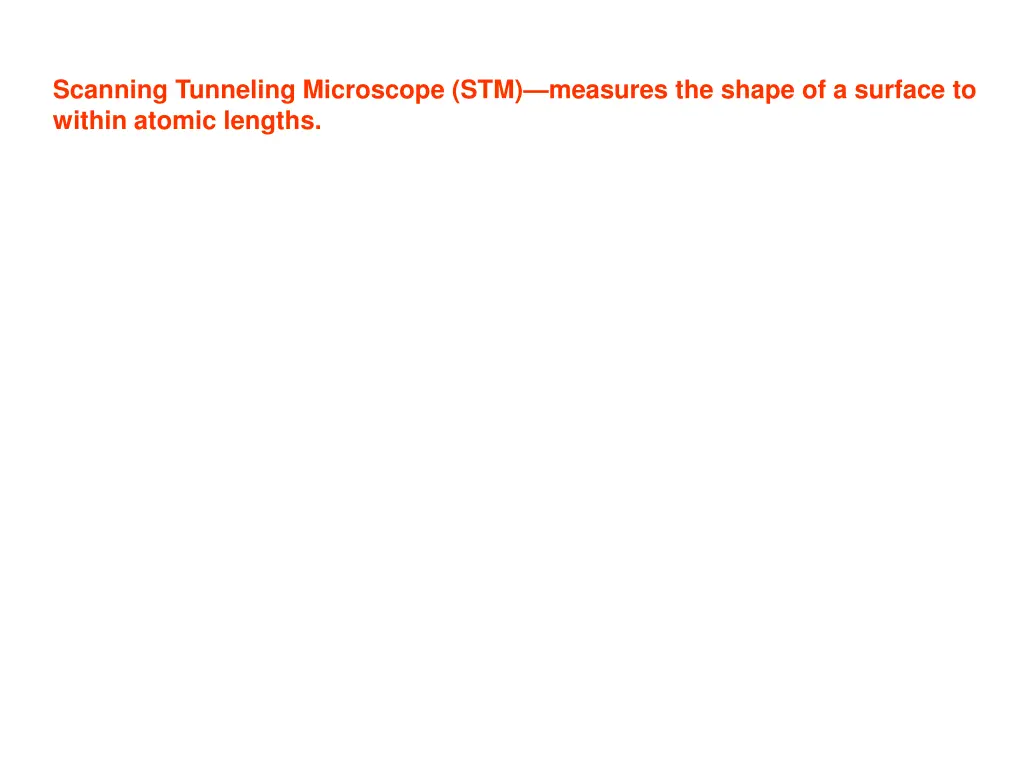 scanning tunneling microscope stm measures