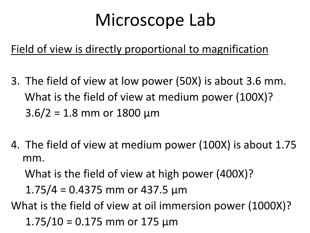 microscope lab 2