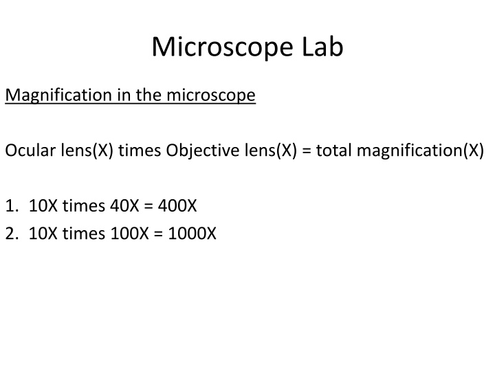 microscope lab