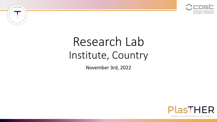 research lab institute country