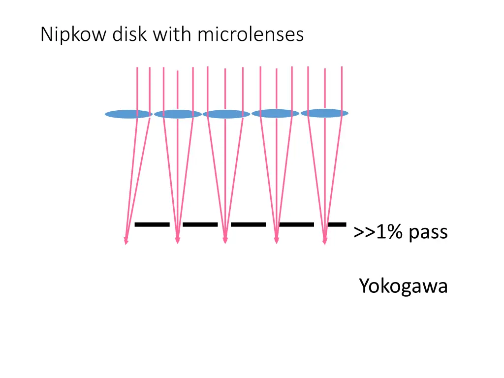 nipkow disk with microlenses