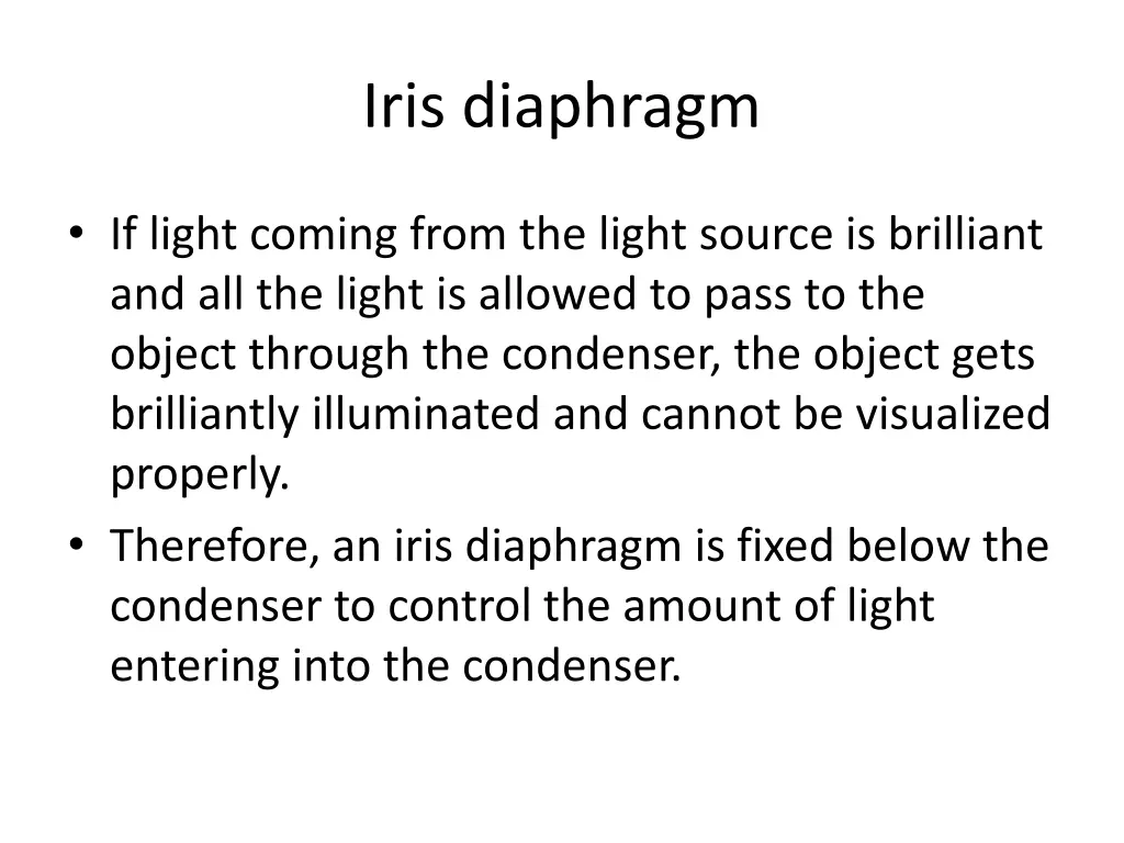 iris diaphragm