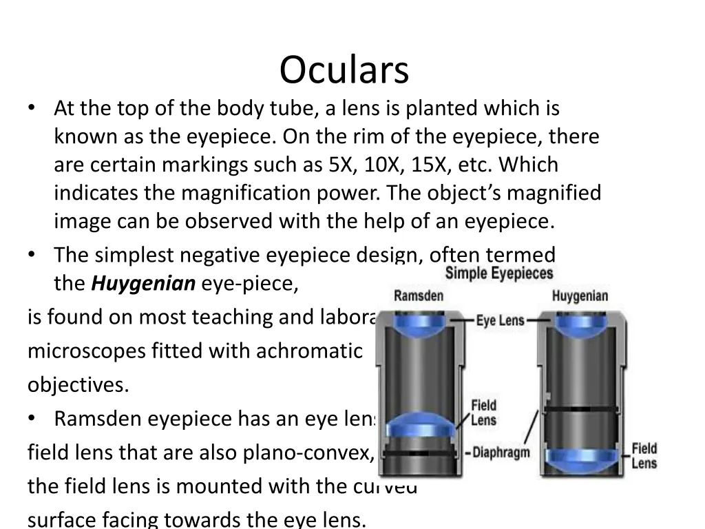 oculars