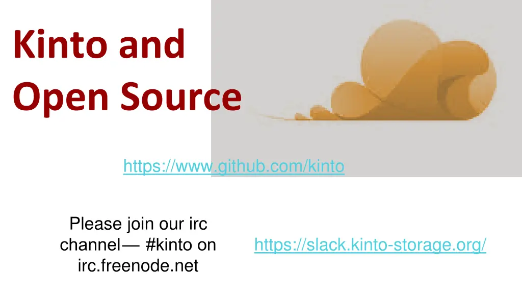 kinto and open source