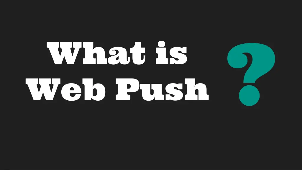 web push