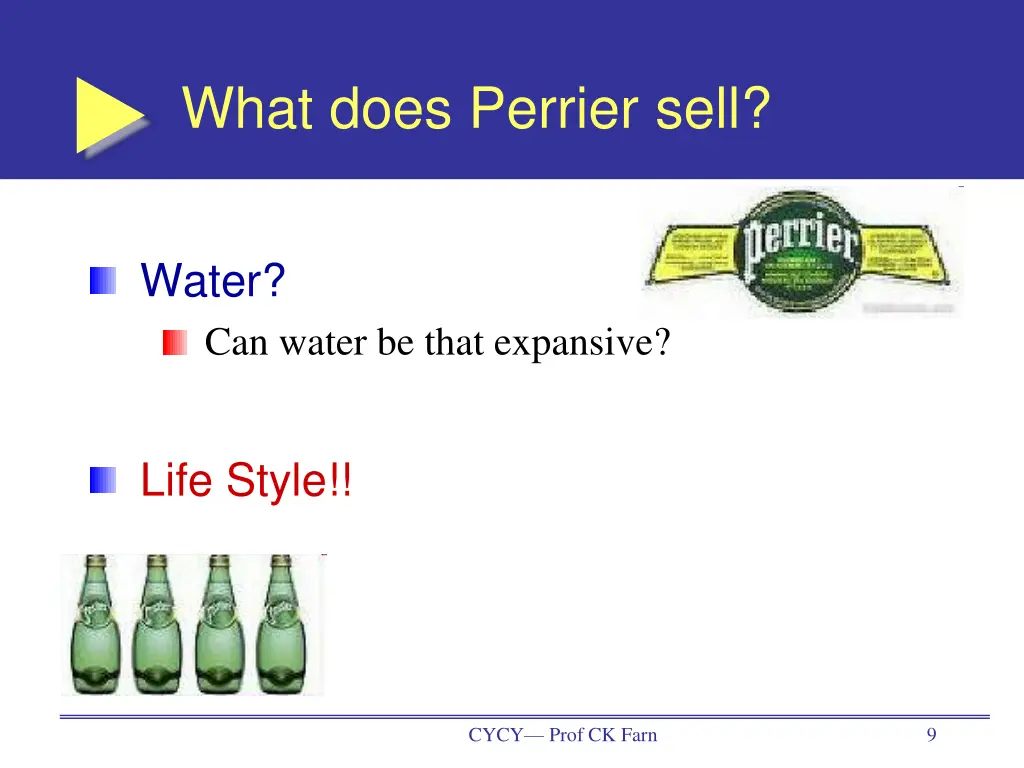 what does perrier sell