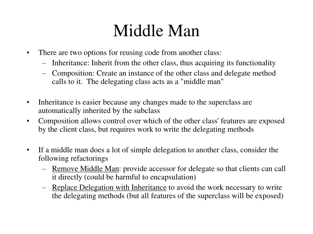 middle man