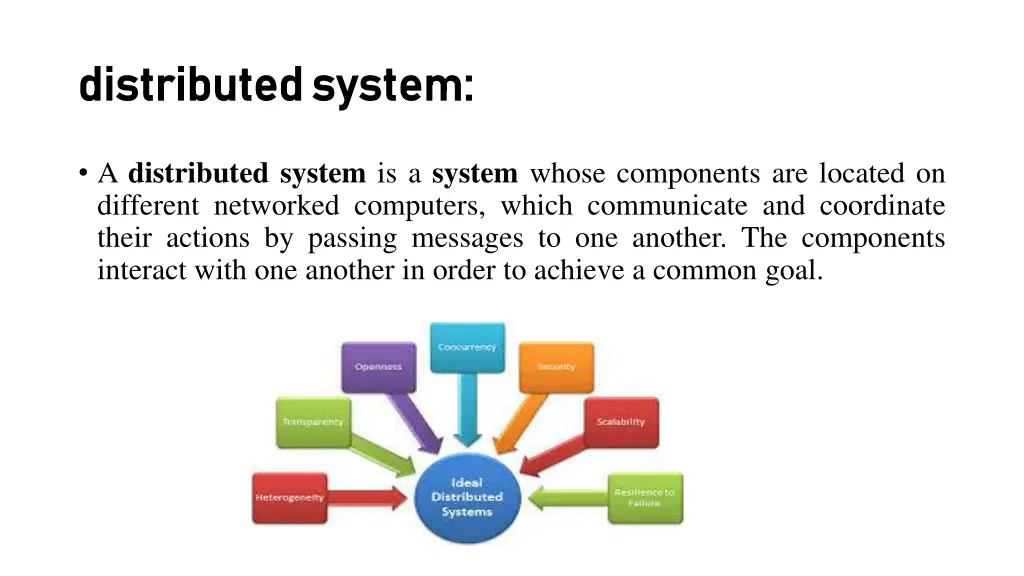 distributed system distributed system