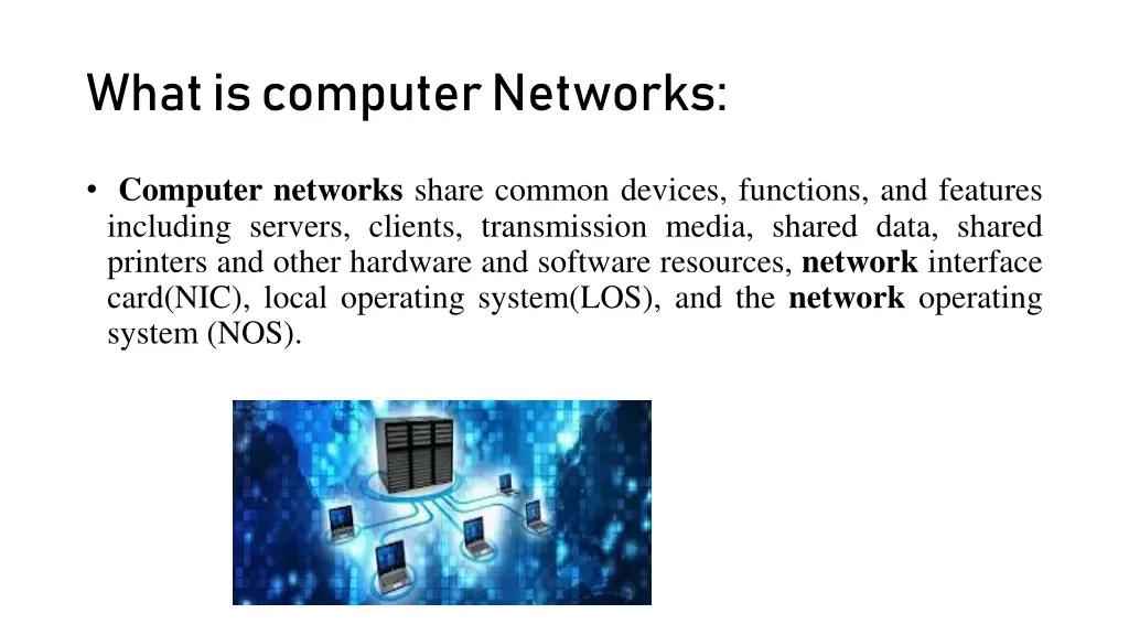 what is computer networks