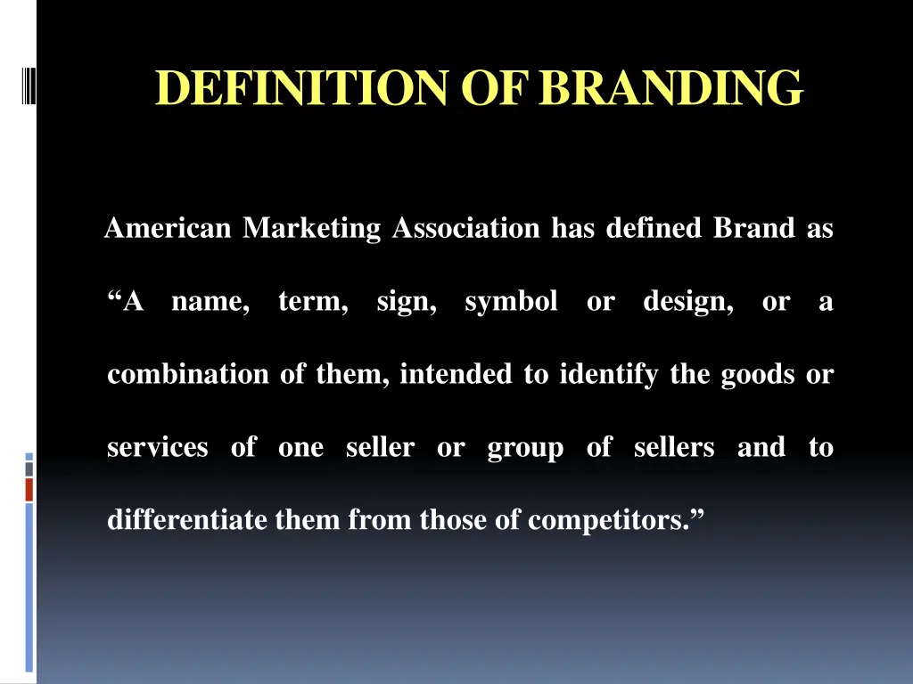 definition of branding