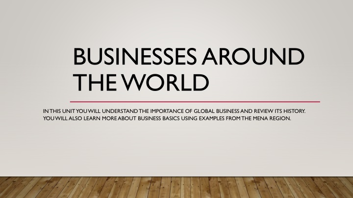 businesses around the world