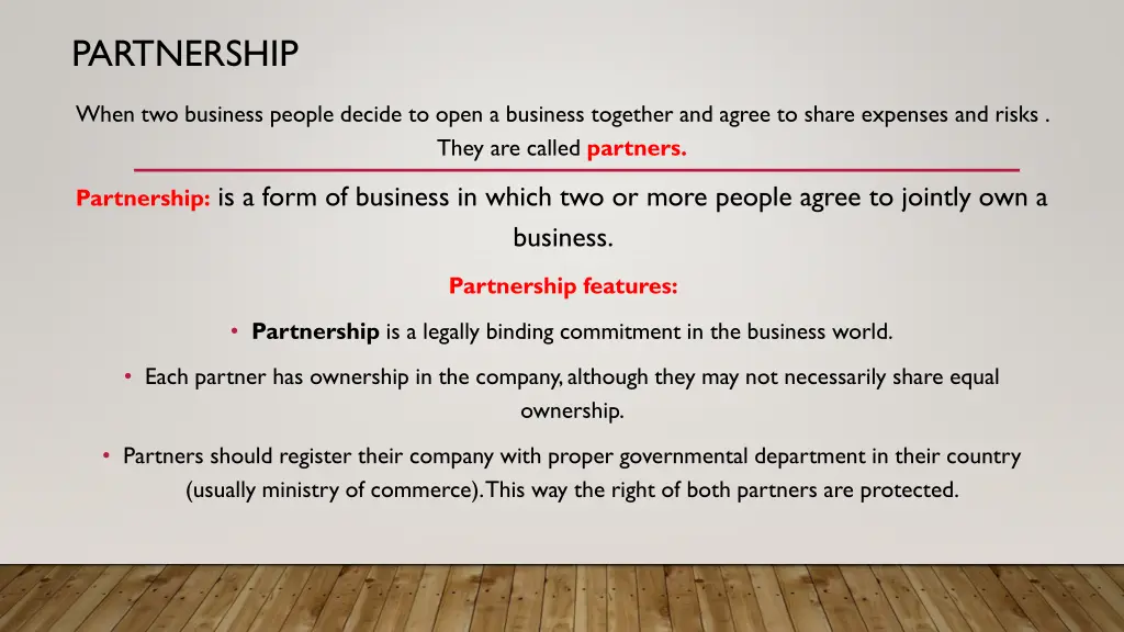 partnership